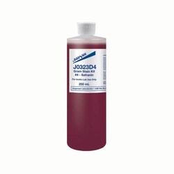 Med Vet International&nbsp;JorVet Gram Stain, Safranin Counter Stain, J0323D4, Safranin, 250mL, Each
