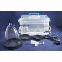 Med Vet International&nbsp;Masks Complete Set of 6 w/ Storage Bin, J0298S, Each