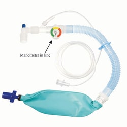 Med Vet International&nbsp;Mapleson Non-Rebreath Circuit w/ 0.5 Liter Bag Plus Manometer, J0248EM, Each