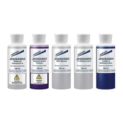 Med Vet International&nbsp;Acid Fast Stain Kit, J0326AS, 120mL Bottles, 5 Bottles of Each, 1 Kit