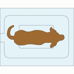 Med Vet International&nbsp;Disposable Veterinary Warming Blanket - Small Underbody, J1534C, Each