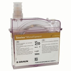 Med Vet International&nbsp;Braun Stainless Steel Suture Cassette, #2, 50M, J0091S20