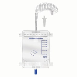 Med Vet International&nbsp;Urine Collection Bags, Kits & Accessories - Super Small 300 mL Bag, J1027R, Each