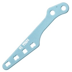 Med Vet International&nbsp;Titanium 4-Hole Plate, J1072NBT