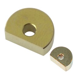 Med Vet International&nbsp;4mm x 10mm Titanium TTA Cage Spacers, J1072XJ