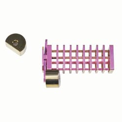 Med Vet International&nbsp;2mm x 10mm Titanium TTA Cage Spacers, J1072XH