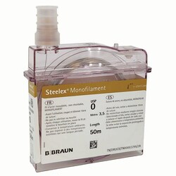 Med Vet International&nbsp;Braun Stainless Steel Suture Cassette, #0, 50M, J0091S0