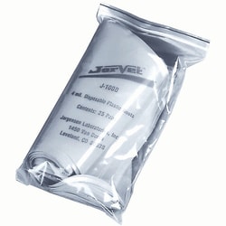 Med Vet International&nbsp;Disposable Plastic Boots, 4mL, Blue, J0100B, 50-Pack
