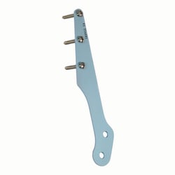 Med Vet International&nbsp;42mm Titanium 3-Hole Forkless TTA Plate, J1072TF3