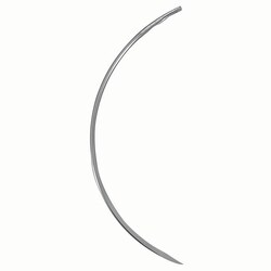 Med Vet International&nbsp;#5 3/8in Curved Heavy-Duty Suture Needles, J0110PM5, 12/Pack