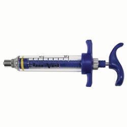 Med Vet International&nbsp;Jorvet 10cc Nylon Syringe, with Dosage Wheel, J0111AWN