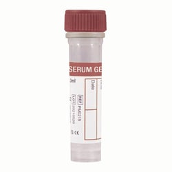 Med Vet International&nbsp;Mini Blood Collection Tube - Brown/Serum Gel, J1565D, Each