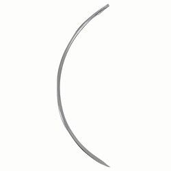 Med Vet International&nbsp;#4 3/8in Curved Heavy Duty Suture Needles, J0110PM4, 12/Pack