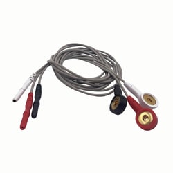 Med Vet International&nbsp;petMAP Mobile Veterinary Monitoring Accessories - ECG Lead Wire Set (Snap), J1750J, Each
