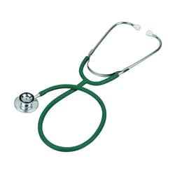 Med Vet International&nbsp;JorVet Dual Head Stethescope, 30in, Green, J0205F, Each