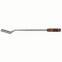 Med Vet International&nbsp;House Combination Dental Float, Handle & Angle Shaft, J0058HZ, Each