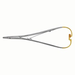Med Vet International&nbsp;Mathieu Needle Holder, 6.5-in. (16.51cm) German Made Tungsten Carbide, J0080WT