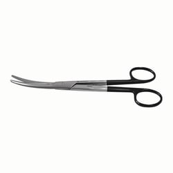 Med Vet International&nbsp;6 3/4in (17cm) Mayo Supercut, Curved, J0910C, Each