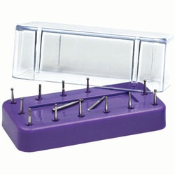 Med Vet International&nbsp;Clear Cover for Dental Burr Block, J0944C, Each