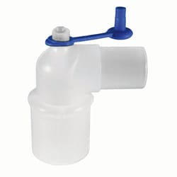 Med Vet International&nbsp;Anesthesia Elbow Connector w/Female LuerLock , 2/Pack, J0595F