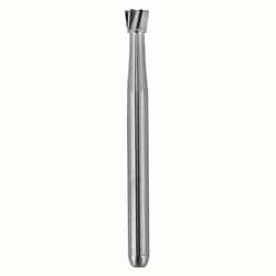 Med Vet International&nbsp;Dental Bur Inverted Cone, Friction Grip, J0452K7, 0.018, Each