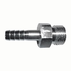 Med Vet International&nbsp;Diss Male Fitting w/Barbed End, J0533H, Each