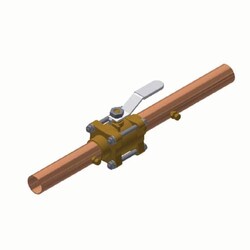 Med Vet International&nbsp;02 Shut Off Valve w/ Locking Handle, J0533SV, Each