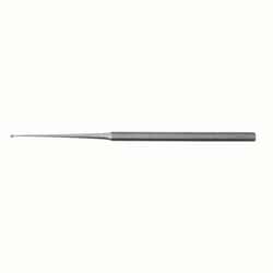 Med Vet International&nbsp;Buck Ear Curette, Straight, 6in, J0049FG, Each