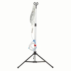 Med Vet International&nbsp;Portable IV Pole Stands - Portable IV Stand, J1577B, Each