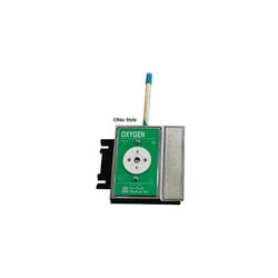 Med Vet International&nbsp;Surface Mount Ohio Female Quick Disconnect, J0537T, Each