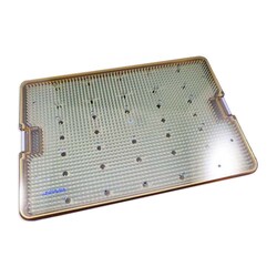Med Vet International&nbsp;Sterilizing Tray, X-Large, Two layers, 15” x 10” x 2.5”, J0665L