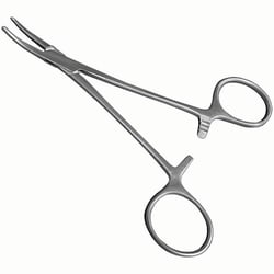 Med Vet International&nbsp;Mosquito Forceps, German, Curved, 5
