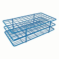 Med Vet International&nbsp;Wire Test Tube Rack, J0352, 6in x 12in, Holds 72 Tubes, Each