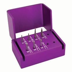 Med Vet International&nbsp;Diamond Dental Burr, J0452D8M, Set of 7