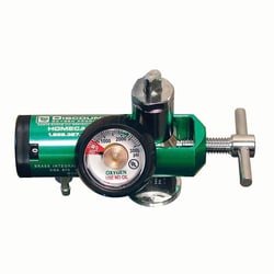 Med Vet International&nbsp;Click Style Oxygen Regulator, 0-15LPM, J0686R, Each