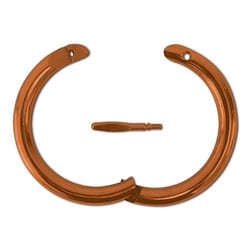 Med Vet International&nbsp;Jorvet 3in. Copper/Brass Bull Ring, J0003C