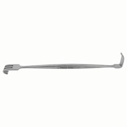 Med Vet International&nbsp;Senn Retractor w/Blunt Prongs, 6 3/8in, J0243B, Each