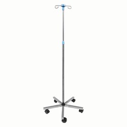 Med Vet International&nbsp;Jorvet Deluxe IV Stand with 2 Hooks, J0266A