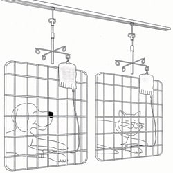 Med Vet International&nbsp;Jorvet Complete IV Holder Track System, J0833