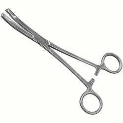 Med Vet International&nbsp;Fergusson Angiotribe, German, Curved, 6 1/2