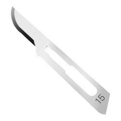 Med Vet International&nbsp;Swann-Morton Disposable Scalpel, size #15, J0055DD, 10/box