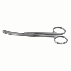 Med Vet International&nbsp;German Surgical Scissors, Curved, b/b 5 1/2