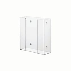 Med Vet International&nbsp;Double, Acrylic Glove Dispenser, Horizontal, J0876S