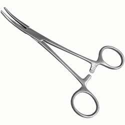 Med Vet International&nbsp;Crile Forceps, German, Curved, 6