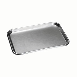 Med Vet International&nbsp;Stainless Steel Replacement Tray, 19” x 12 1/2” x 3/4”, J0807T, Each