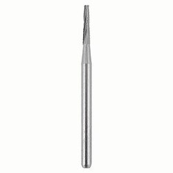 Med Vet International&nbsp;Dental Bur Fissure Tapered Sx L, Friction Grip, J0452K4, Each
