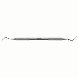 Med Vet International&nbsp;Double Ended Subgingival Curette, Stainless Steel, 6”, J0042S