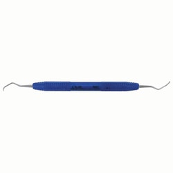 Med Vet International&nbsp;Rainbow Columbia 4R-4L Curette, Nautical Blue, J0973FN, Each