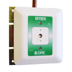 Med Vet International&nbsp;Ohio Female Quick Disc, Recessed Wall Mount, J0537Q, Each
