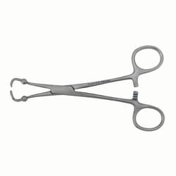 Med Vet International&nbsp;Backhaus Towel Clamp, Economy with Stops (Roeder) 5 1/2